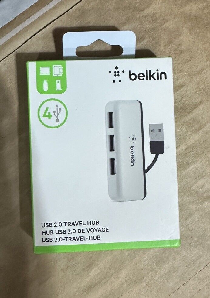 Belkin USB 2.0 Travel HUB New In Box