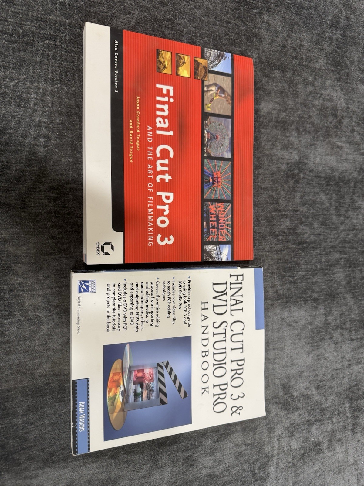 Final Cut Pro 3 & DVD Studio Pro Hand Book New & The Art Of Filmmaking New
