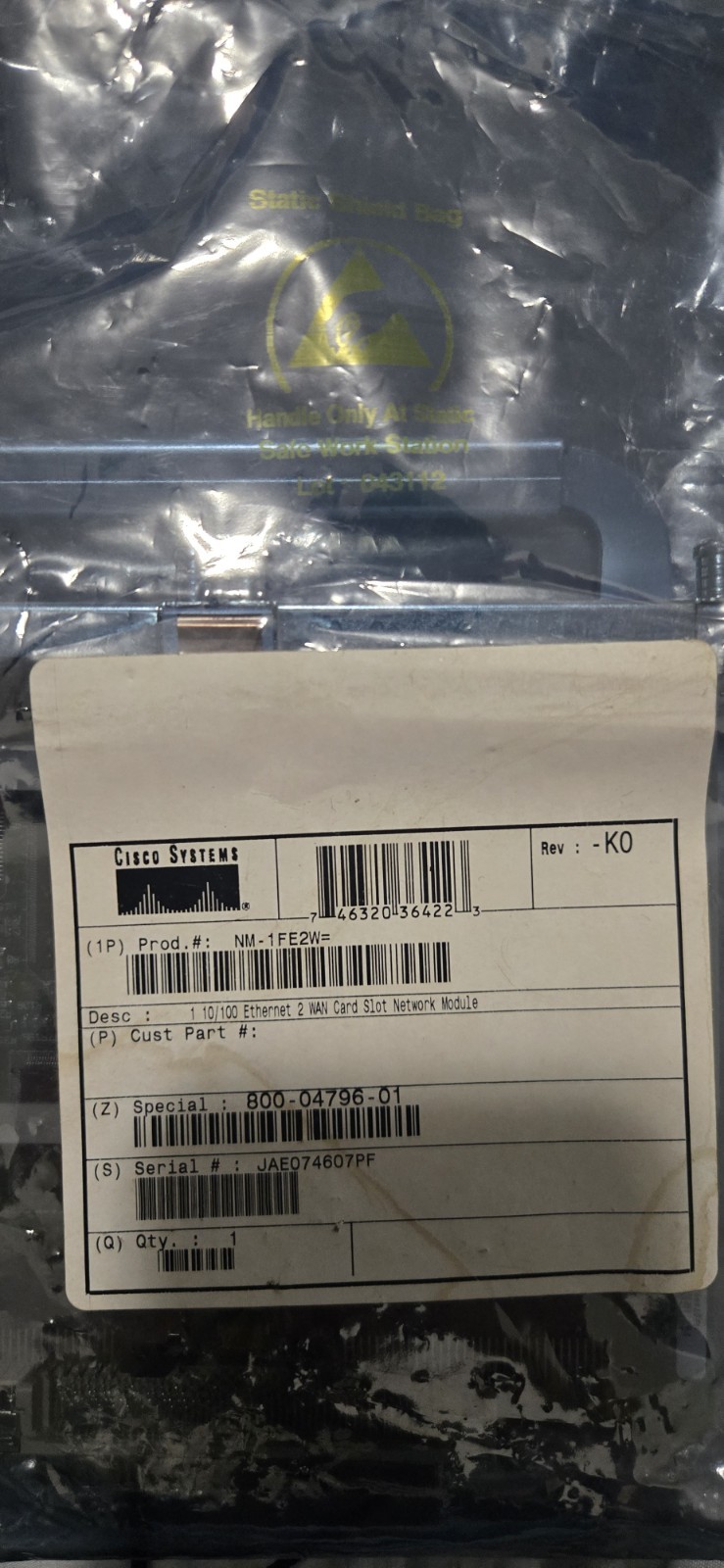 Cisco NM-1FE2W-V2 Mixed Media Network Module – New for Cisco Routers 