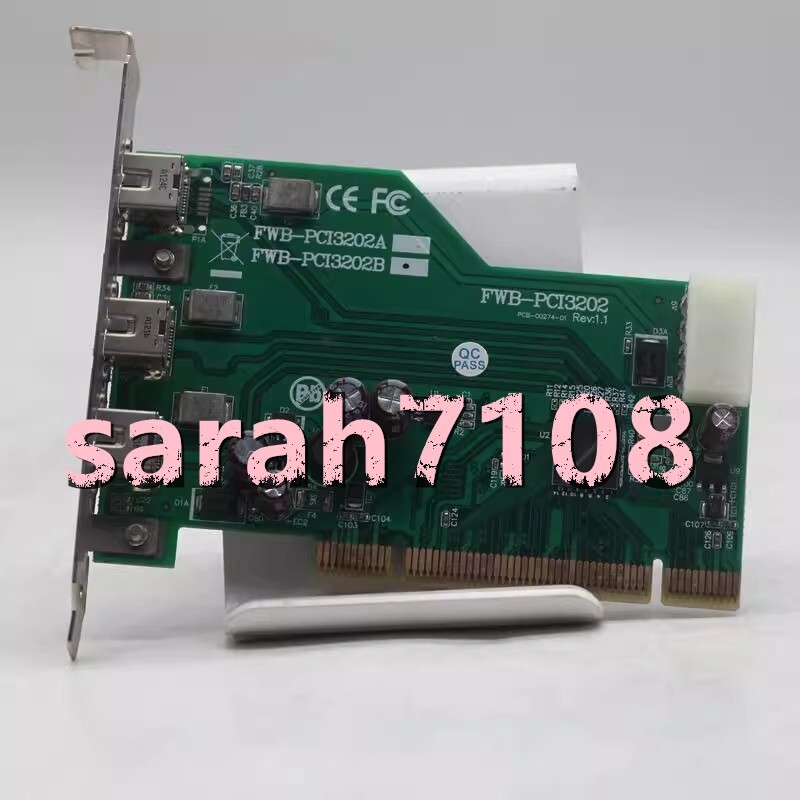 1PC USED IOI FWB-PCI3202B Rev.1.1 Industrial Camera 1394 Image capture card