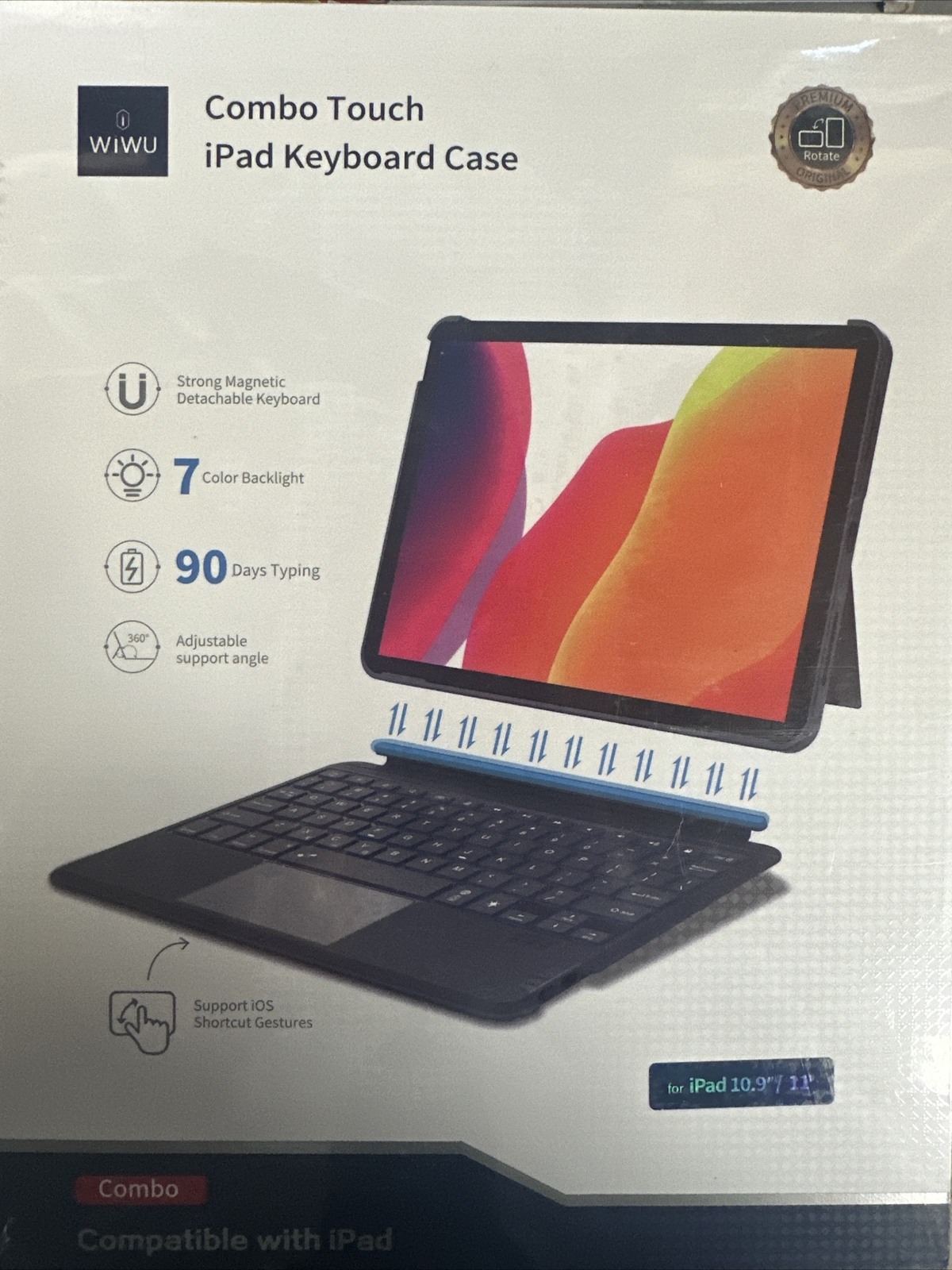WIWU Combo Touch iPad Keyboard Case