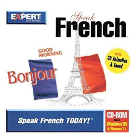 Expert Speak French PC CD foreign language vocabulary pronunciation talk words