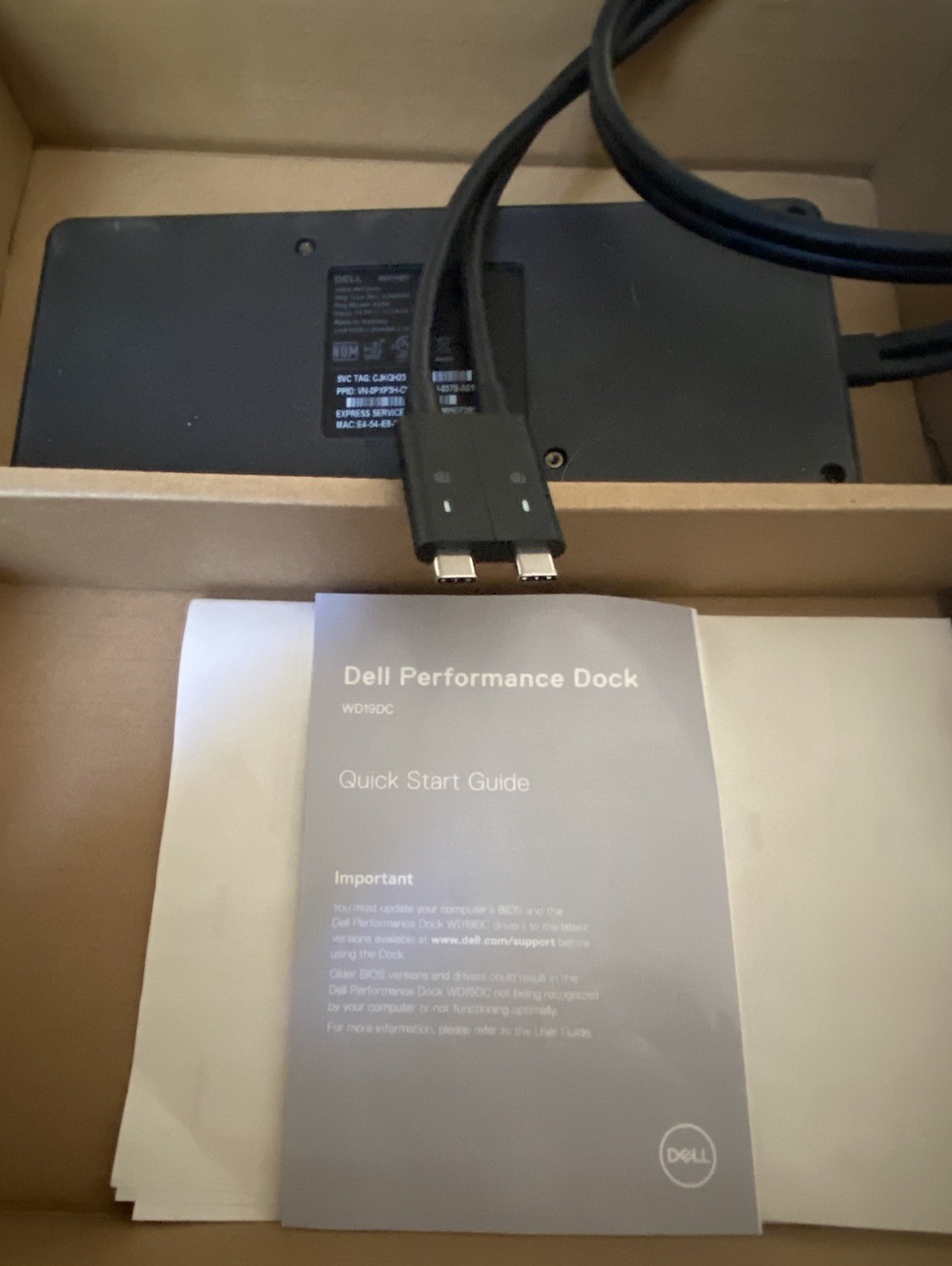 WD19DC Dell Performance Dock & Dell 240W with AC/DC Adapter (for USB-C Laptops)