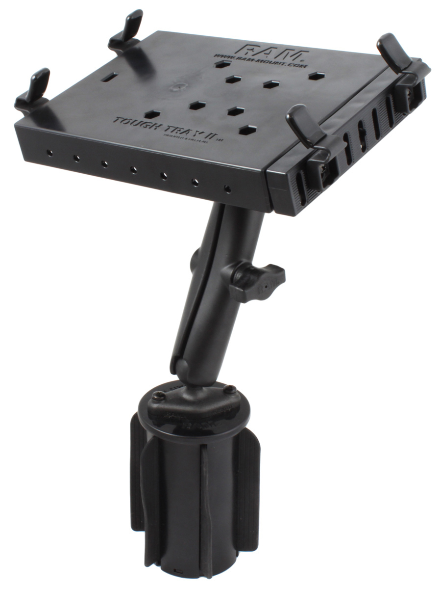 RAM Cupholder Mount for Tablets, Netbooks, Smaller Laptops to 11.12" Wide