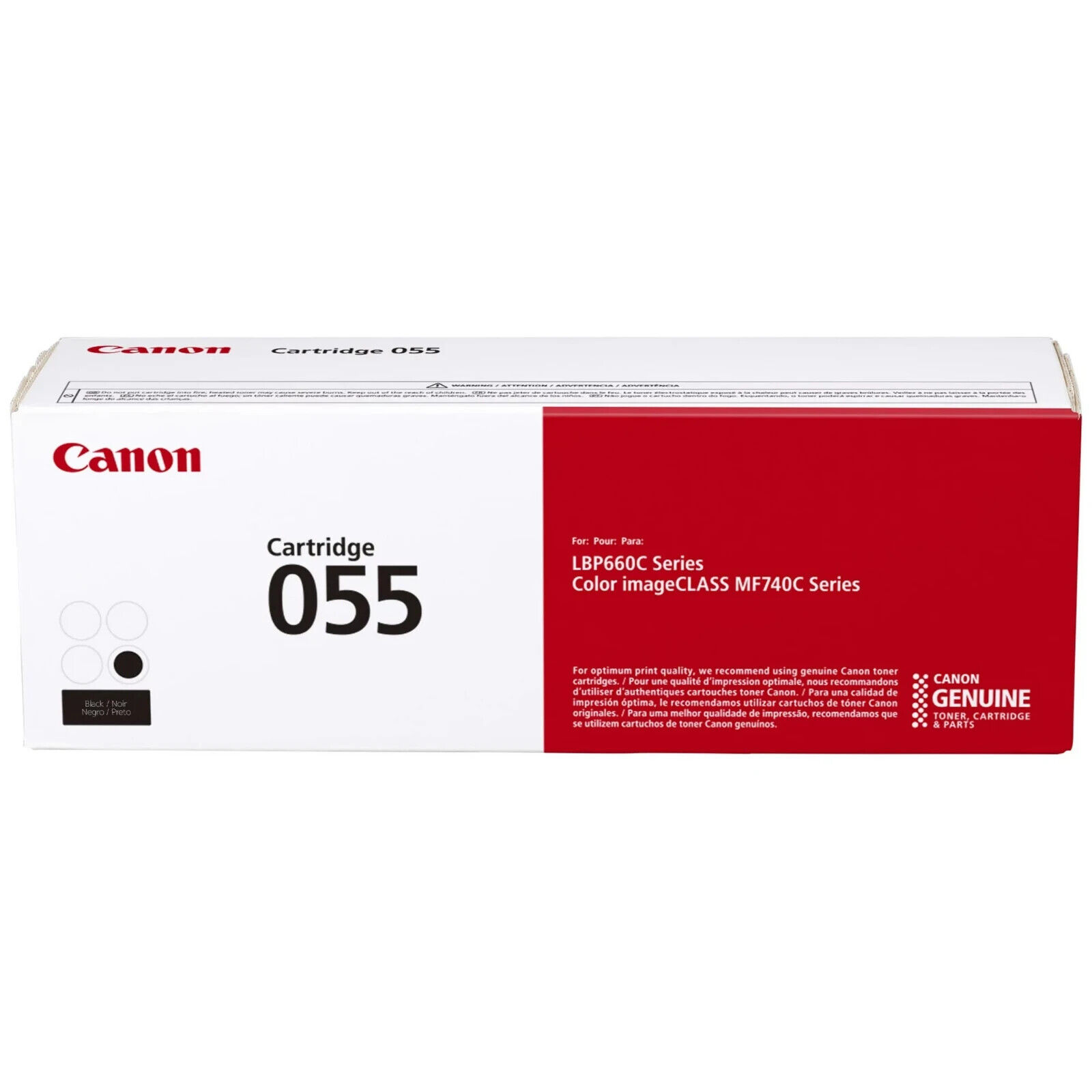 Canon 055 Black Standard Yield Toner Cartridge (3016C001)