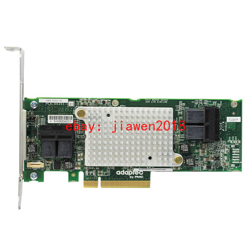 HBA 1000-16i Microsemi Adaptec G3 12Gbps SAS/SATA PCIe Host Bus Controller Card