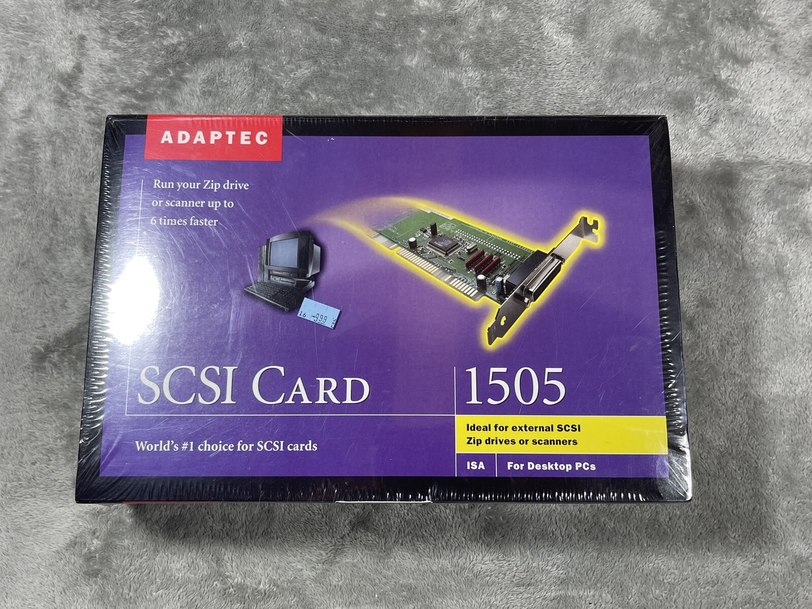 Adaptec AVA-1505A KIT 1725800 16-Bit ISA DB25 SCSI Controller Card New Sealed 