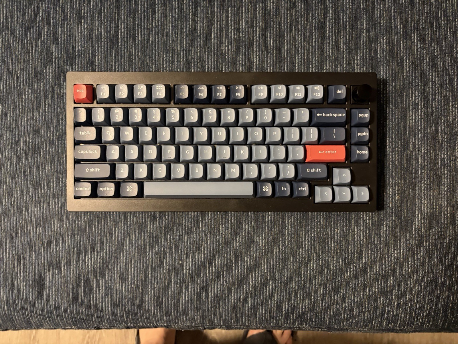 Keychron V1 Max Qmk/via Wireless Custom Mechanical Keyboard V1M-D1-B -Excellent