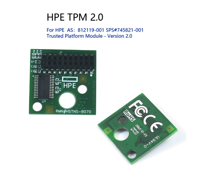 New HP TPM Trusted Platform Module Version 2.0 ProLiant G9 812119-001 745821-001