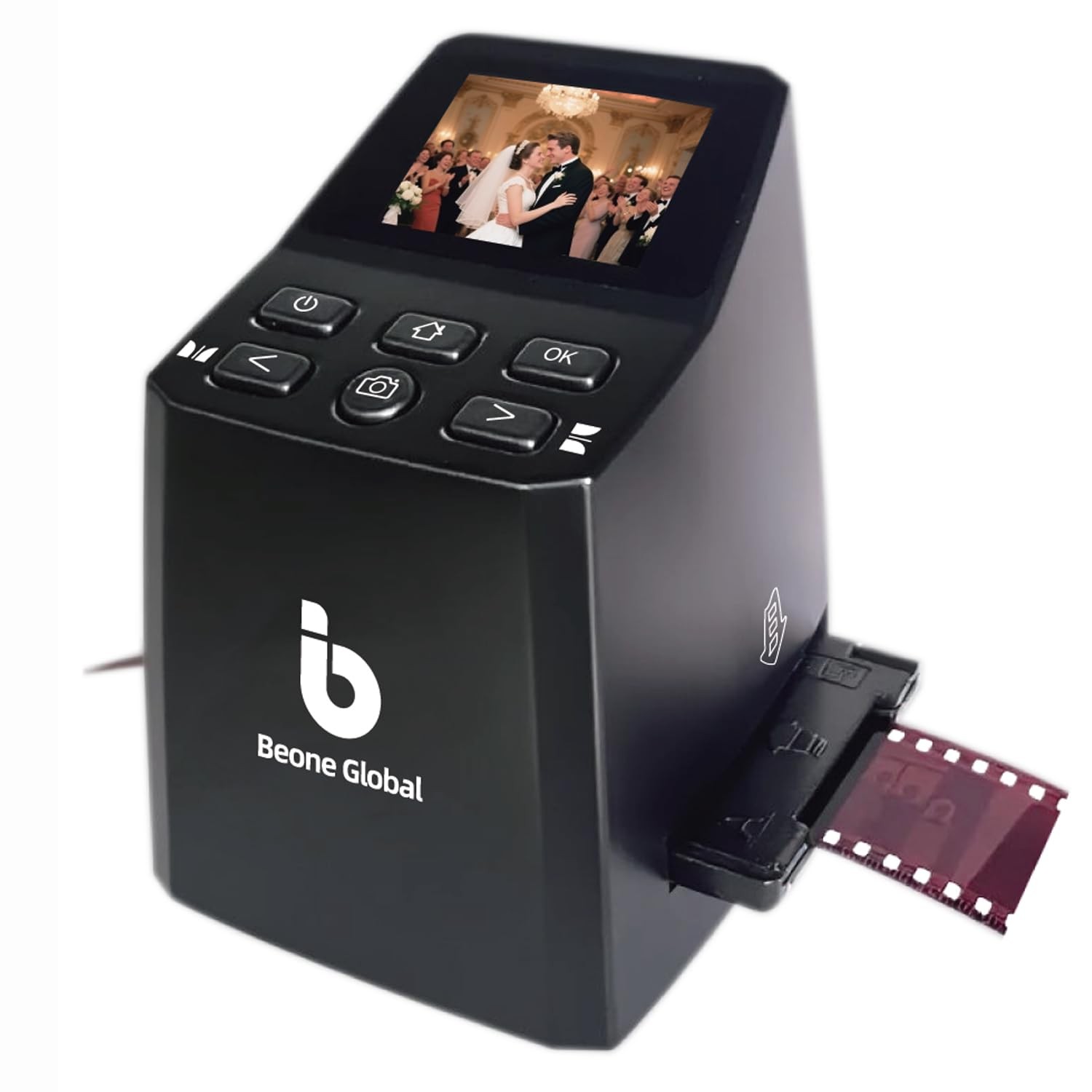 BEONEGLOBAL ClearScan MINI Film Scanner 16MP Slide & Film Scanner, Converts 3...