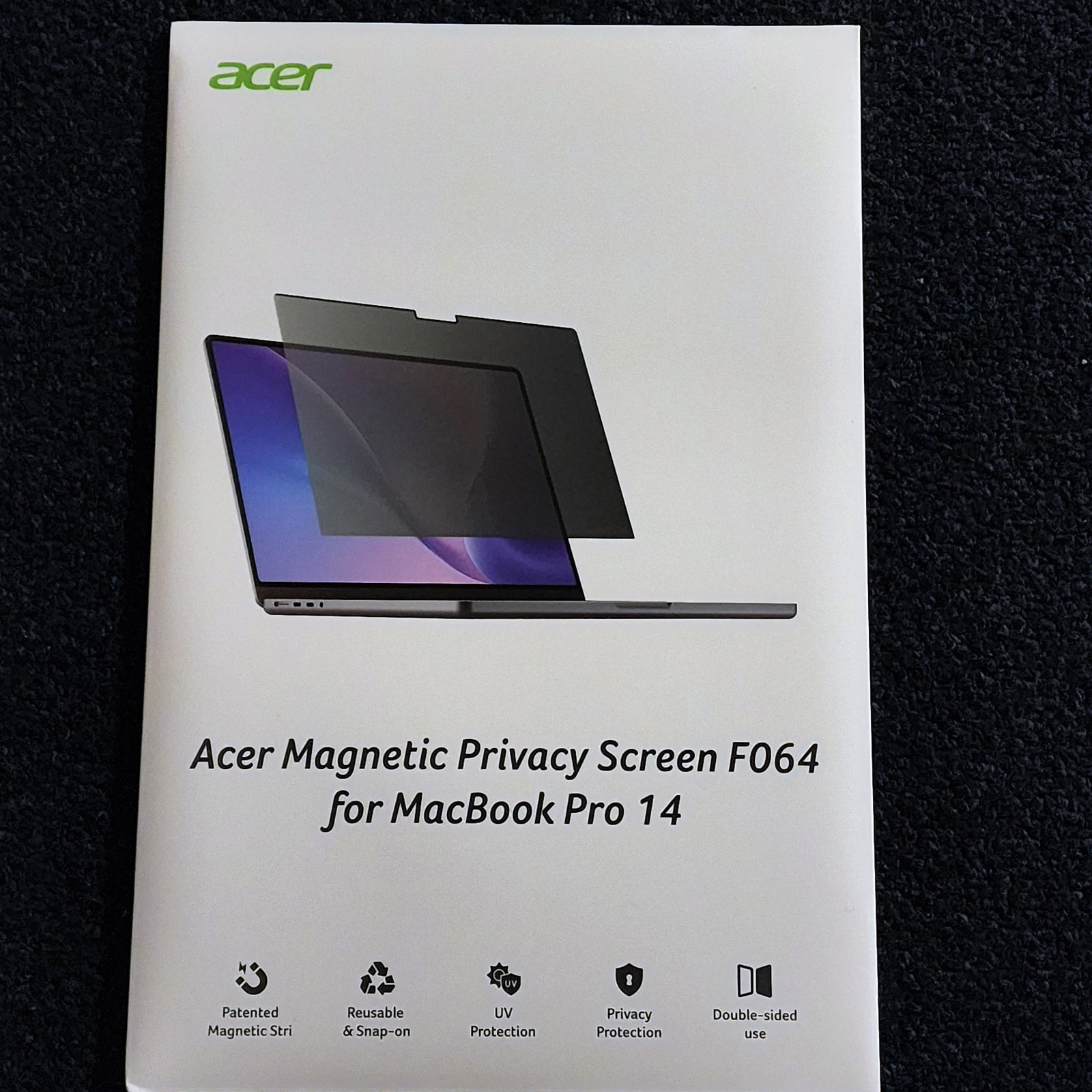 Acer Magnetic Privacy Screen 14 inch MacBook Pro Clear Model F064 Filter Film