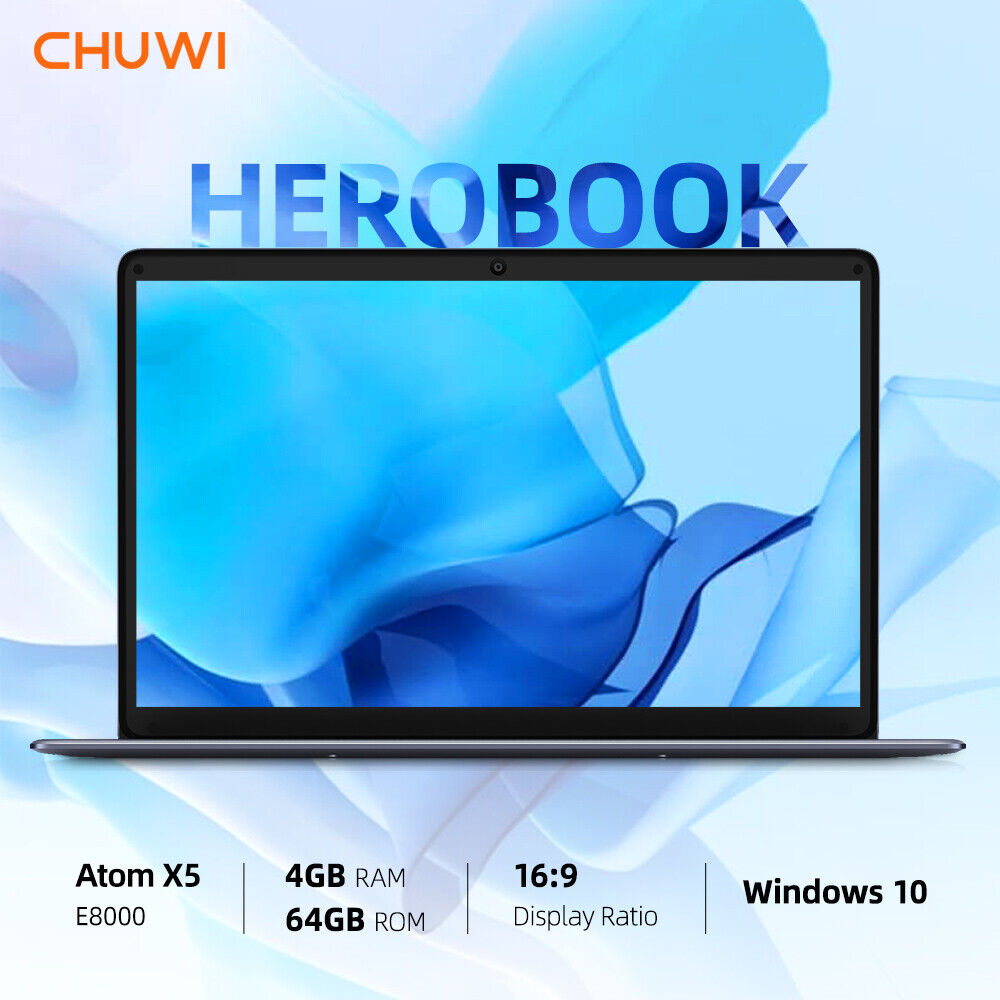 CHUWI HeroBook 14 inch Laptop Computer Windows 10 4GB 64GB SSD HDMI