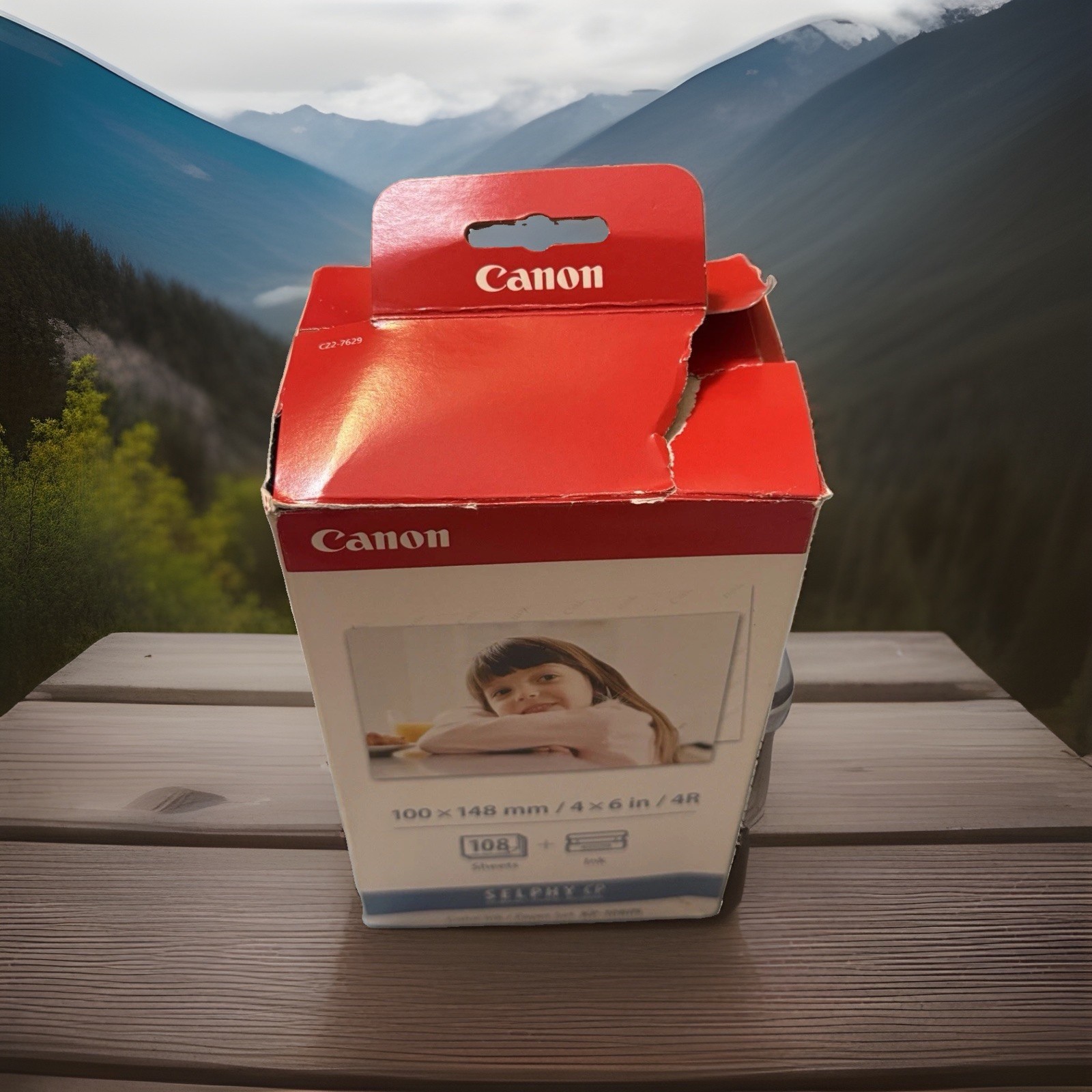 Canon RP-108IN Genuine SELPHY CP Ink & Paper Set 4x6 100x148mm 108