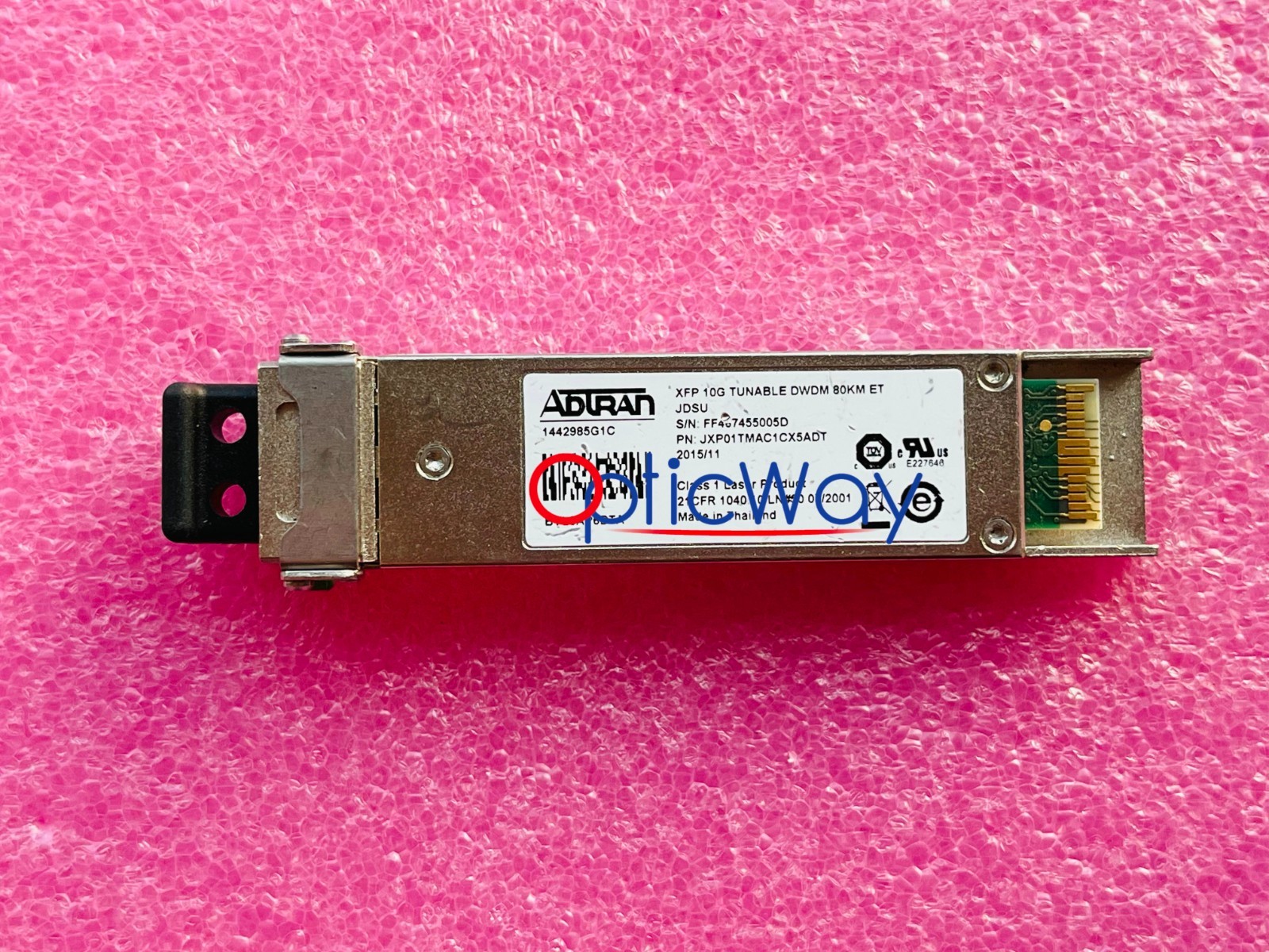 ADTRAN 1442985G1C  XFP  10G 80km DWDM Tunable Transceiver
