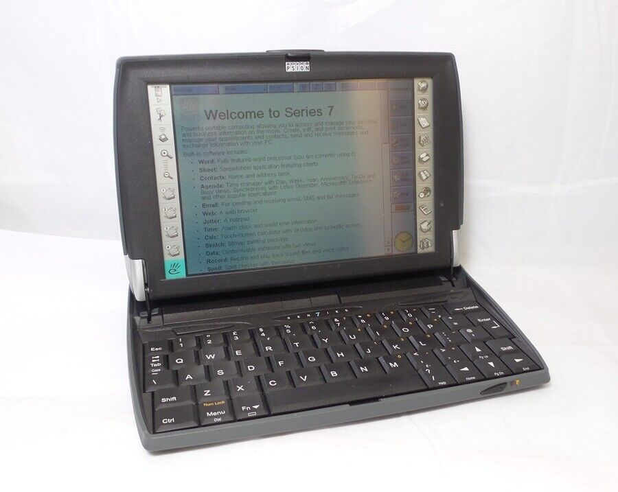 Vintage Psion Series 7 Mobile Computer Notebook 7.7