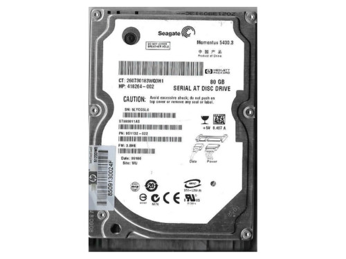 Seagate ST980811AS 80GB 3.5″ SATA HDD – HP 418264