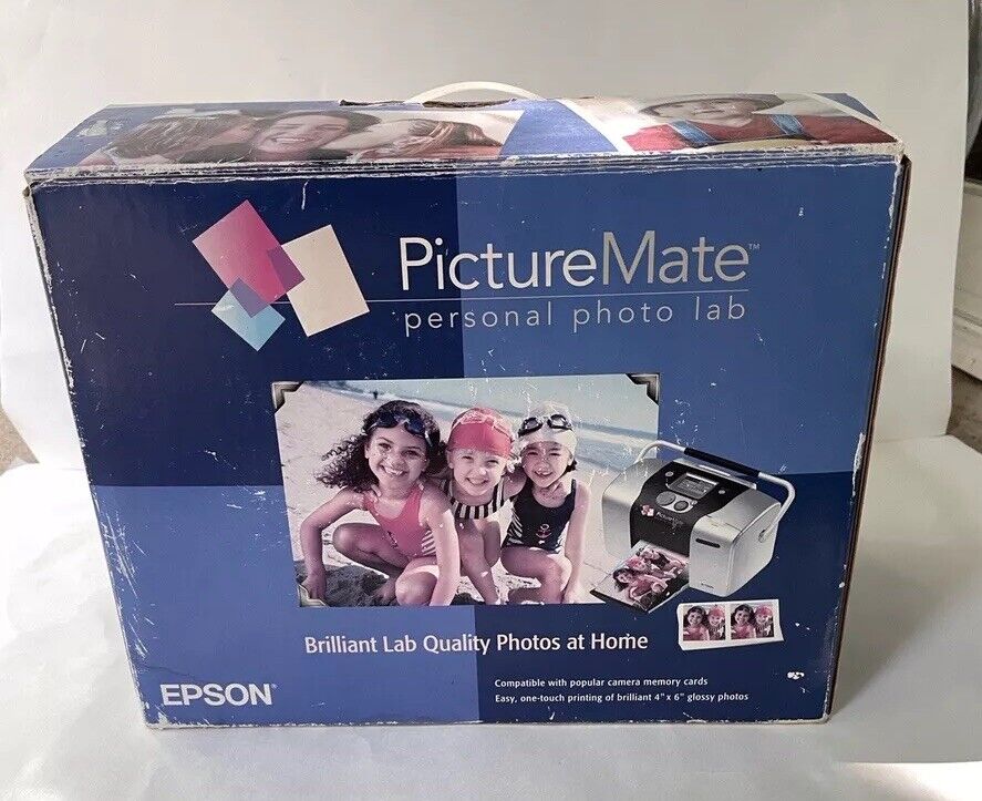 Epson Picture Mate Photo Printer Personal Photo Lab Home B271A With Accessories