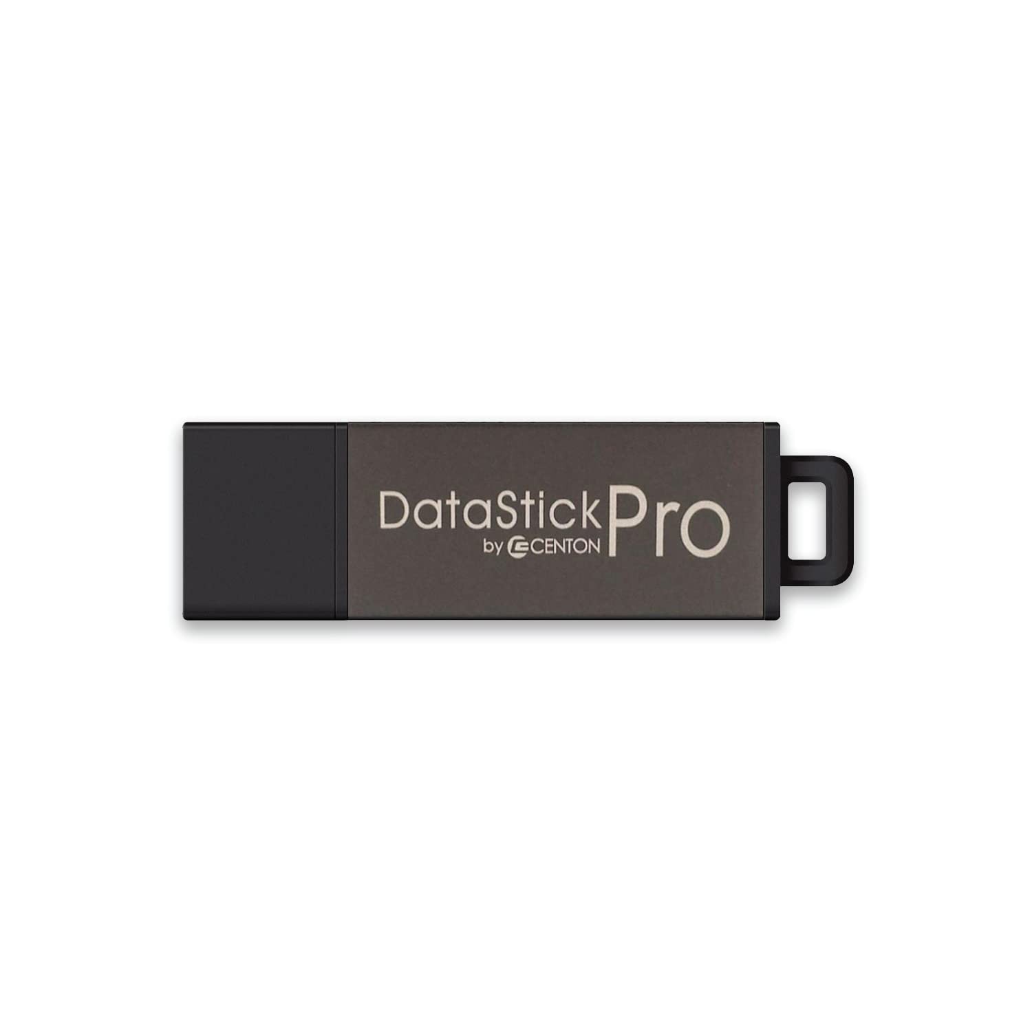 Centon Electronics DataStick Pro USB 2.0 Aluminum Flash Drive in Grey, 32GB
