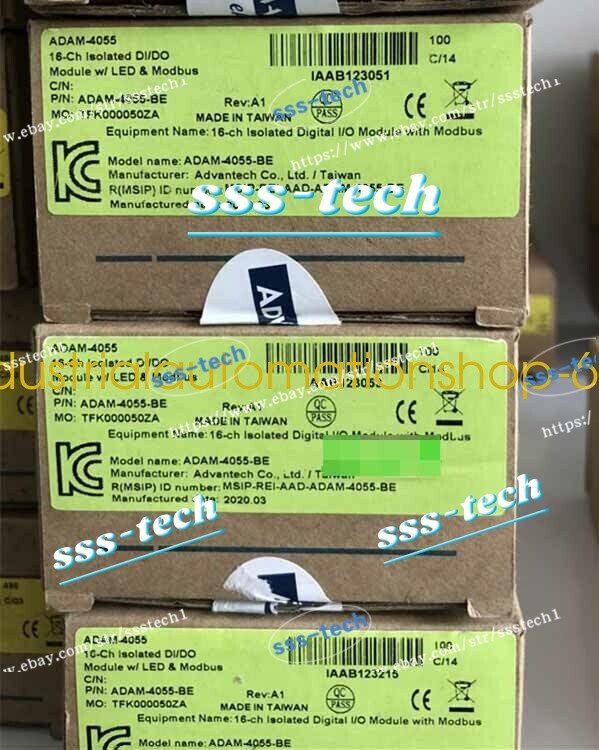 1PCS NEW Advantech ADAM-4055 ADAM-4055-BE 16-Ch Isolated DI/DO Module DHL/FedEX