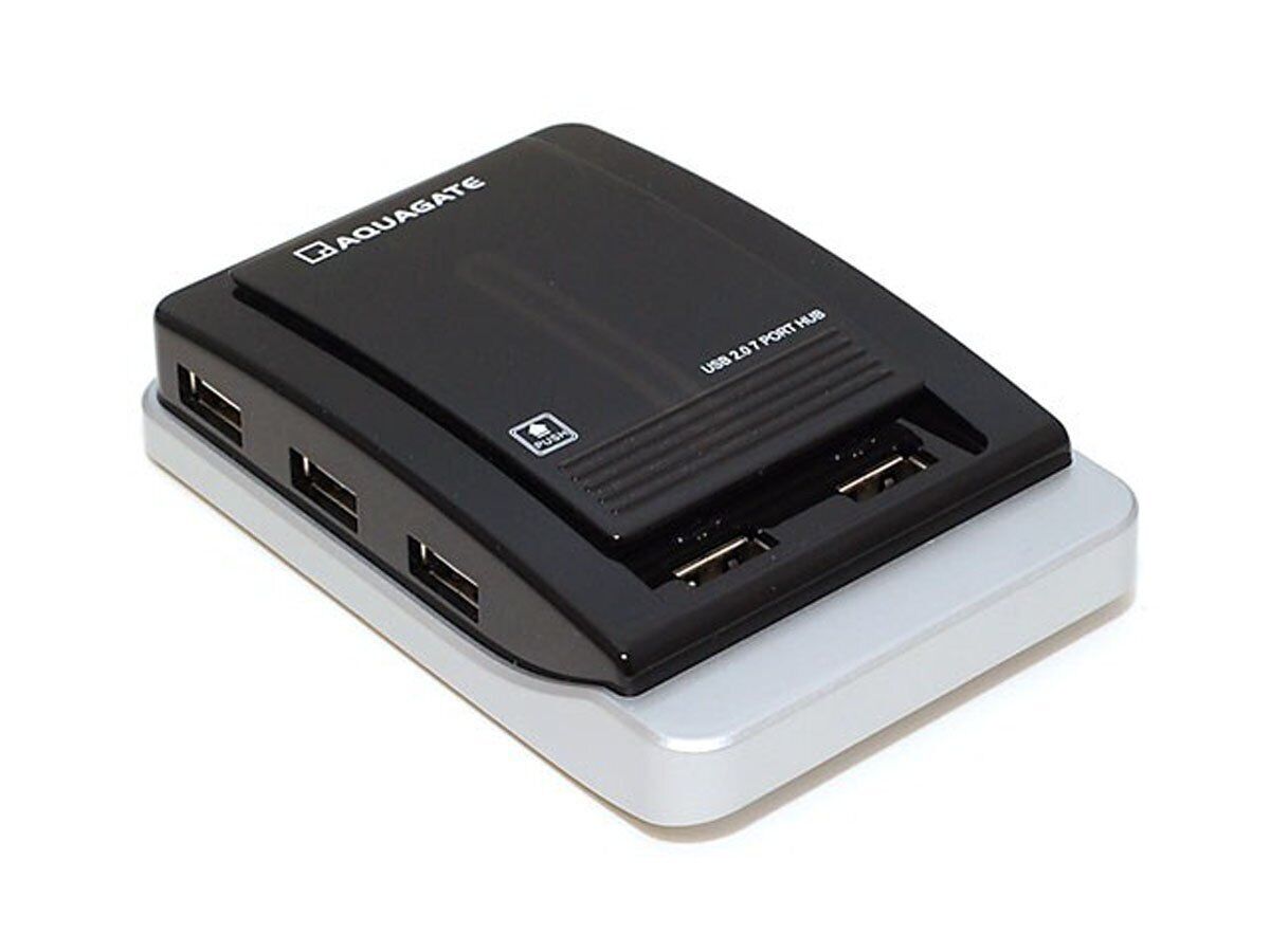 Monoprice 7-Port USB 2.0 Hub with AC Adapter