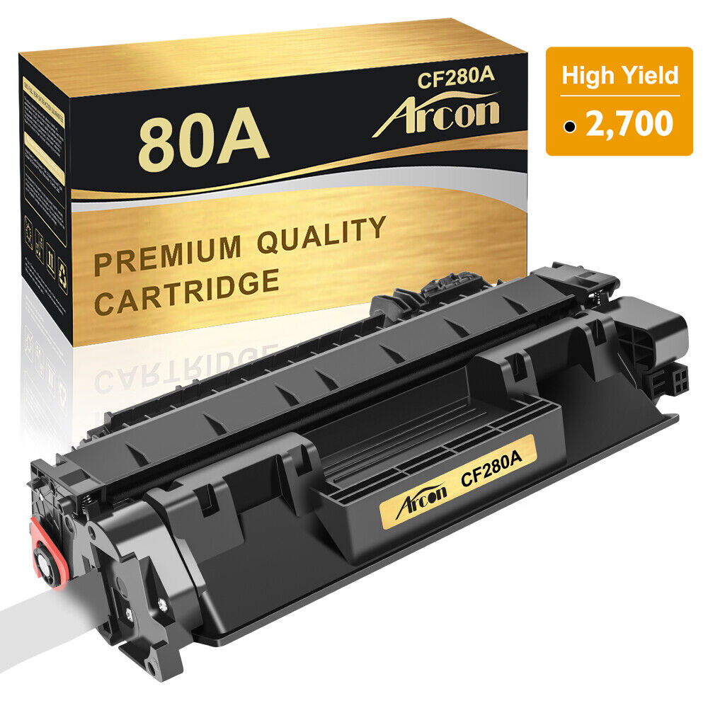 1-4PK CF280A Toner Compatible With HP 80A LaserJet Pro 400 M401dn MFP M425dn Lot