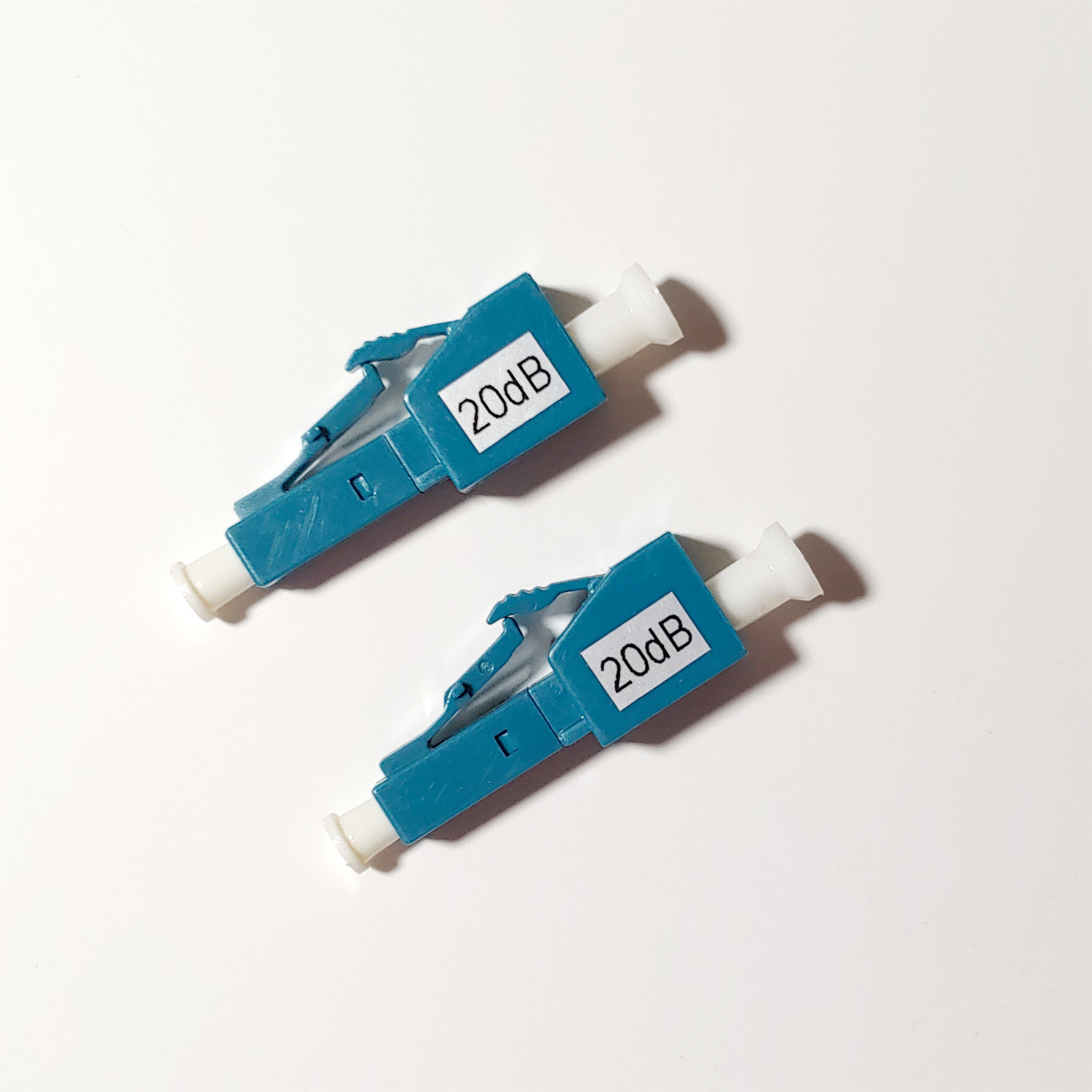 2 x LC/UPC Fiber Optic Attenuator: 20dB [USA SELLER]