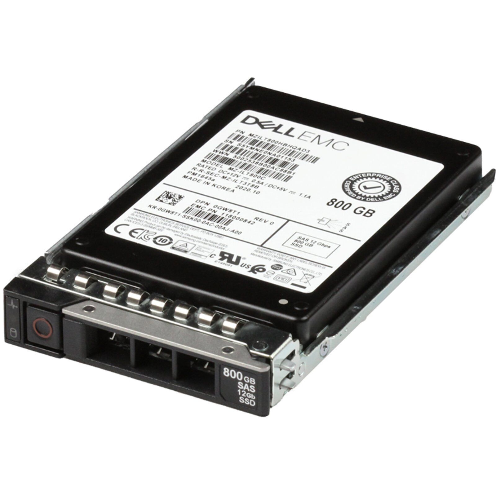 Dell 800GB 12Gbps SAS MU TLC 2.5 SSD PM1645a (ME4) (MZILT800HBHQAD3-OSTK)