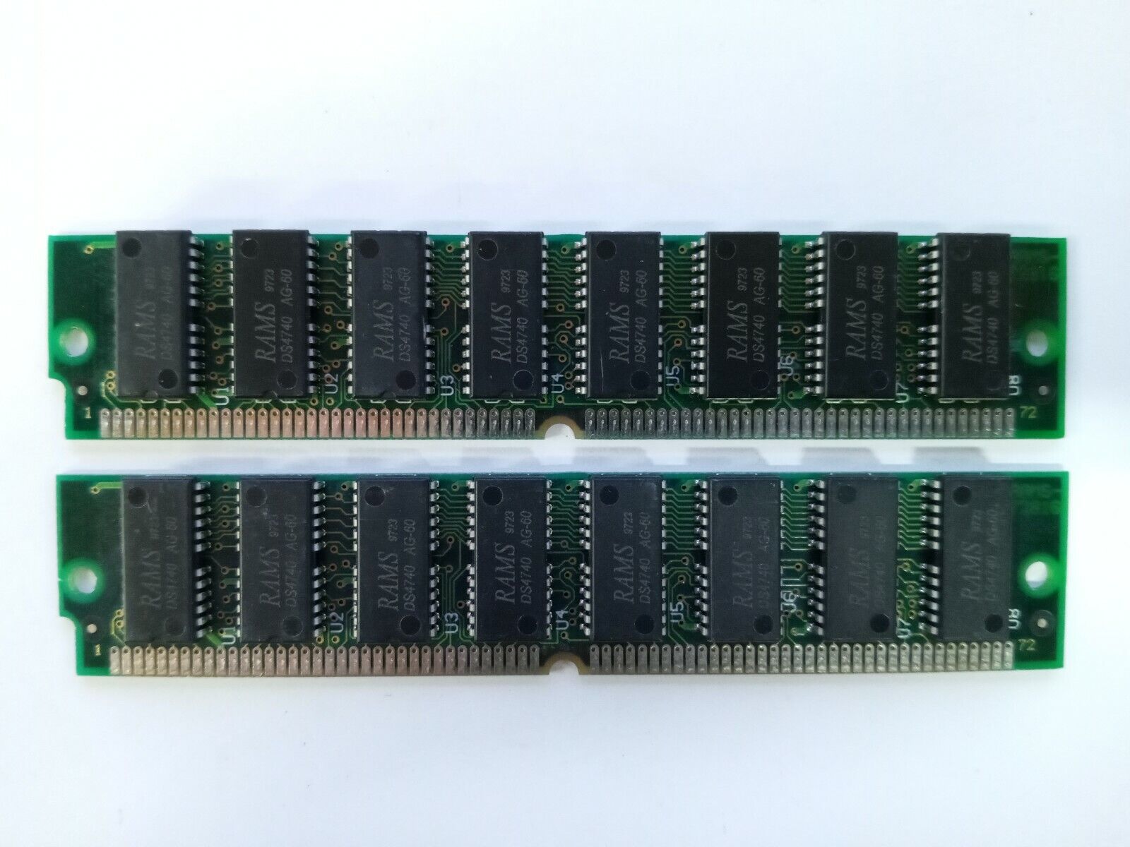 Vintage 2x 16MB 72-Pin EDO SIMMs 32MB total Memory RAM