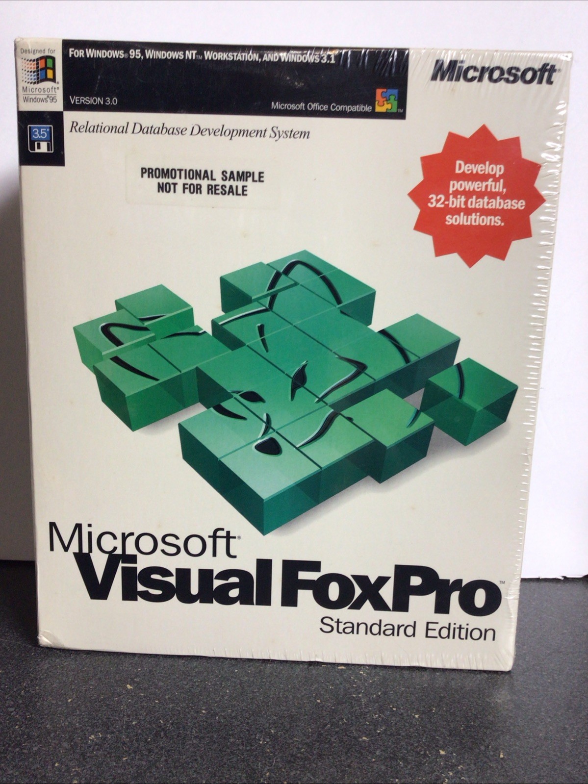 Microsoft Visual Fox Pro Windows 95 Standard Edition V3.0