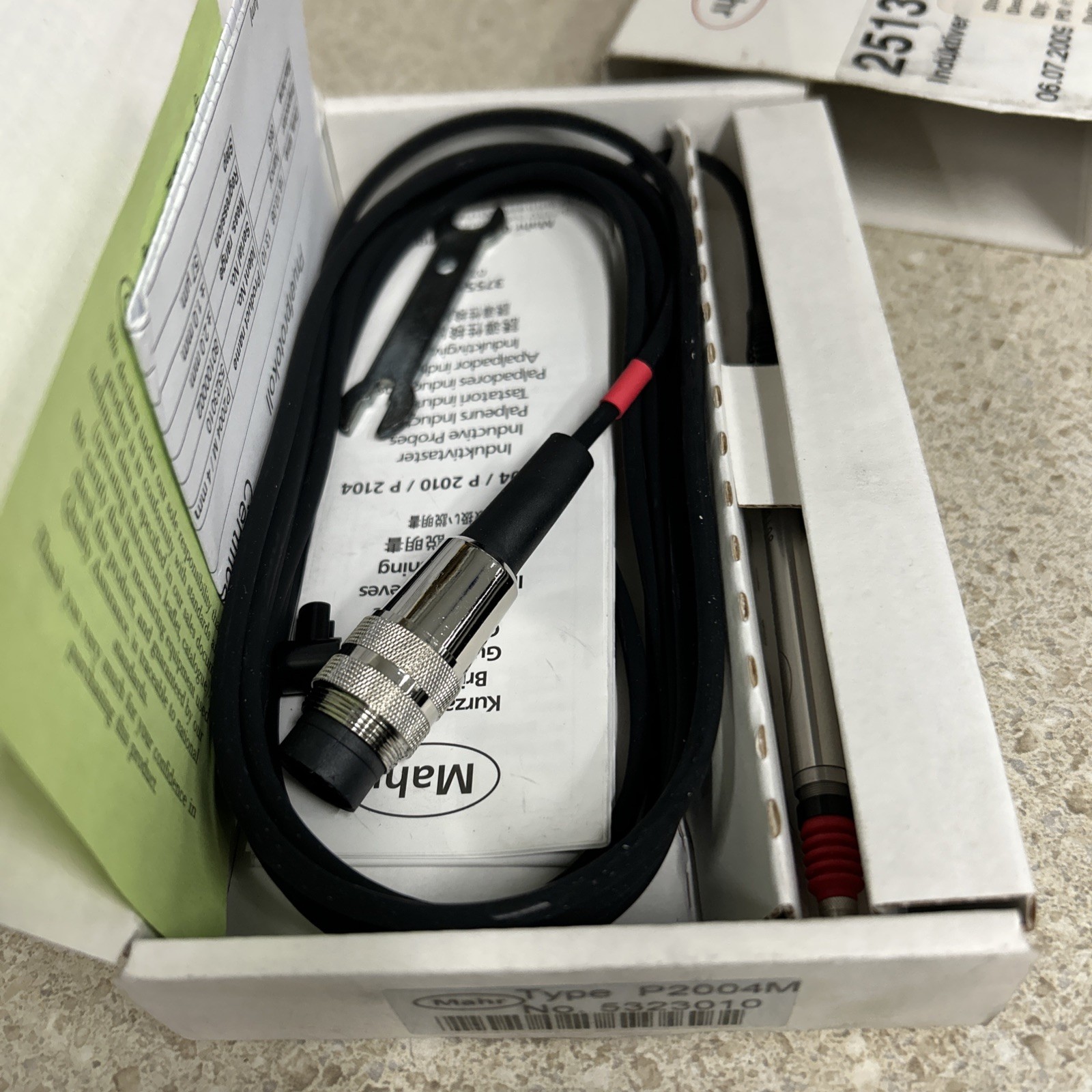 1PC NEW Mahr P2004M Inductive Probe 5323010 