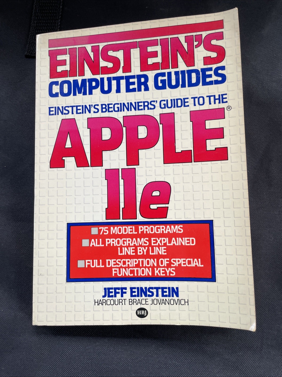 Vintage 1984 "Einstein's Beginners' Guide to the Apple IIe" by Jeff Einstein