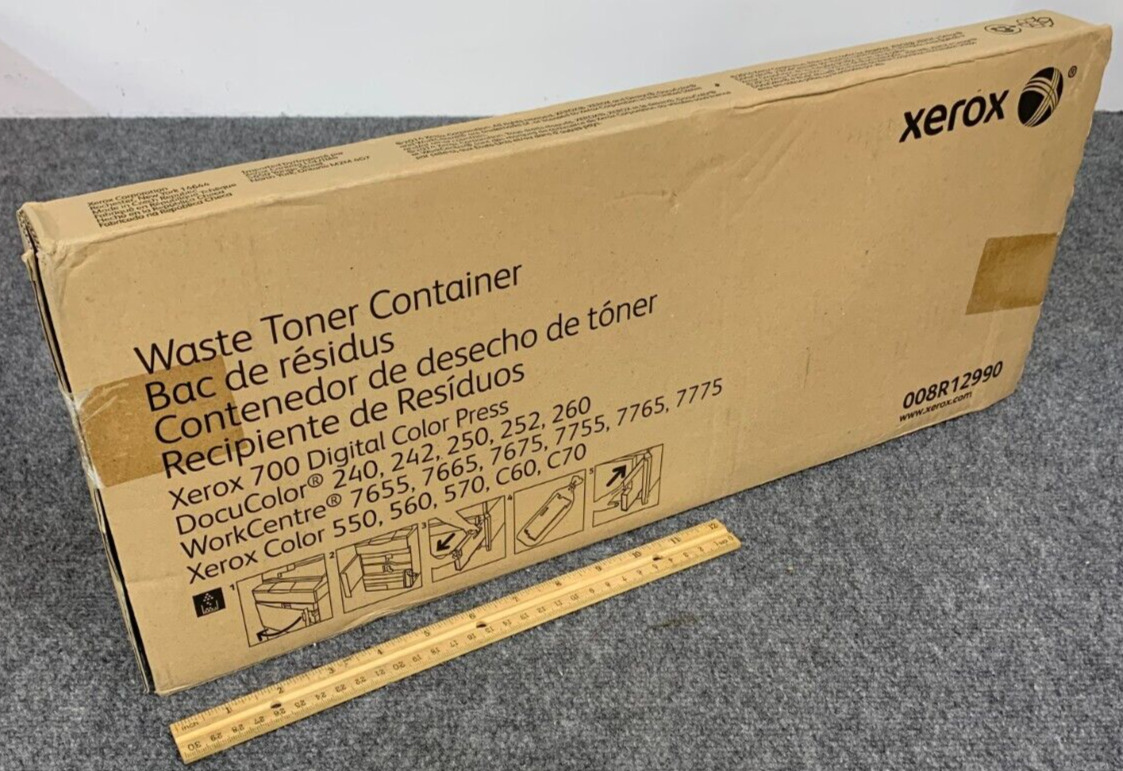 Xerox 700 Digital Color Press Waste Toner Container 008R12990 - NIB, Sealed -