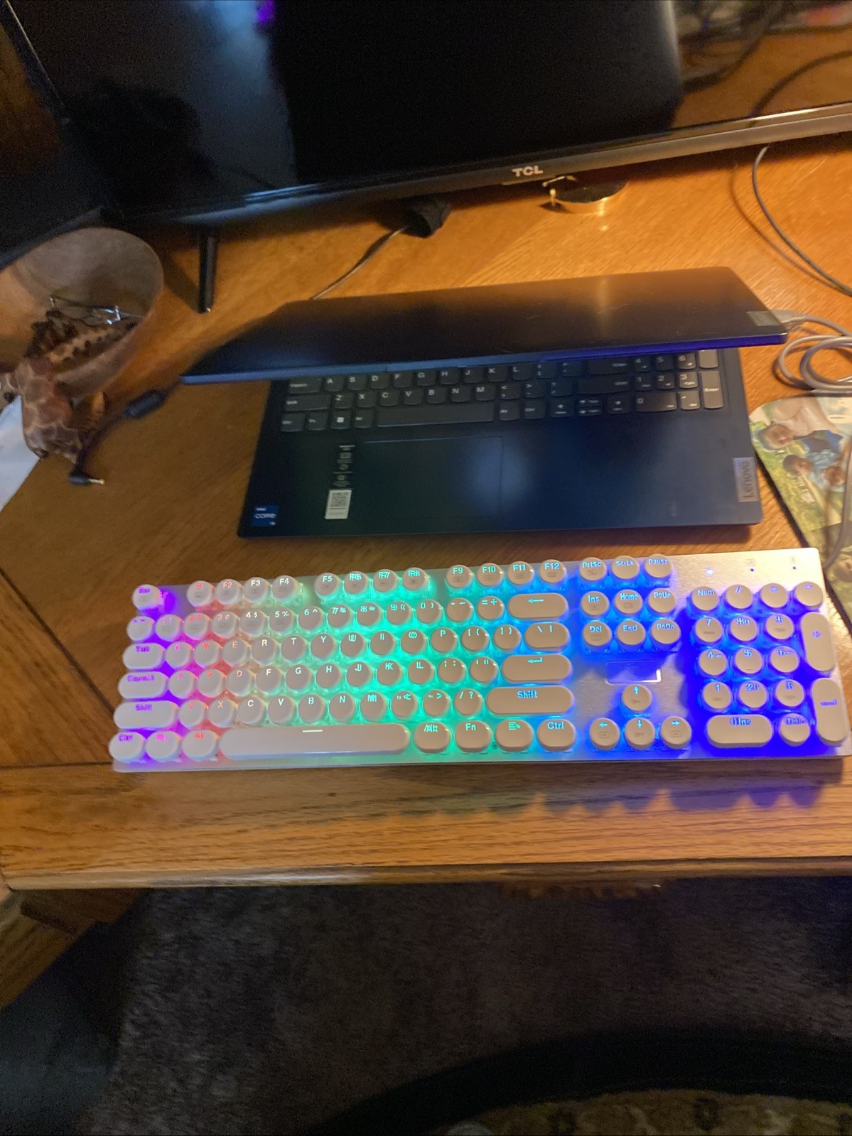 E-Yooso Z-88 RGB Mechanical Gaming Keyboard USB Wired TESTED