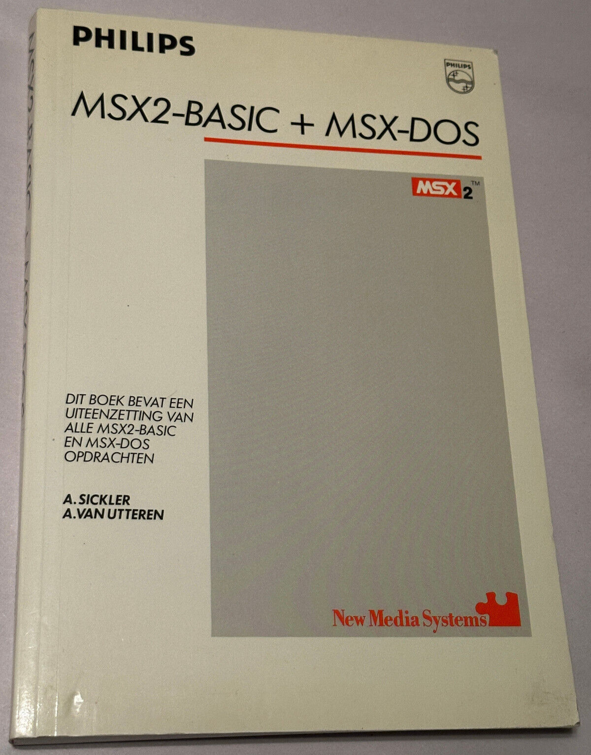 Philips MSX2 Basic + MSX-DOS DUTCH Instruction Booklet Vintage 1986 Manual