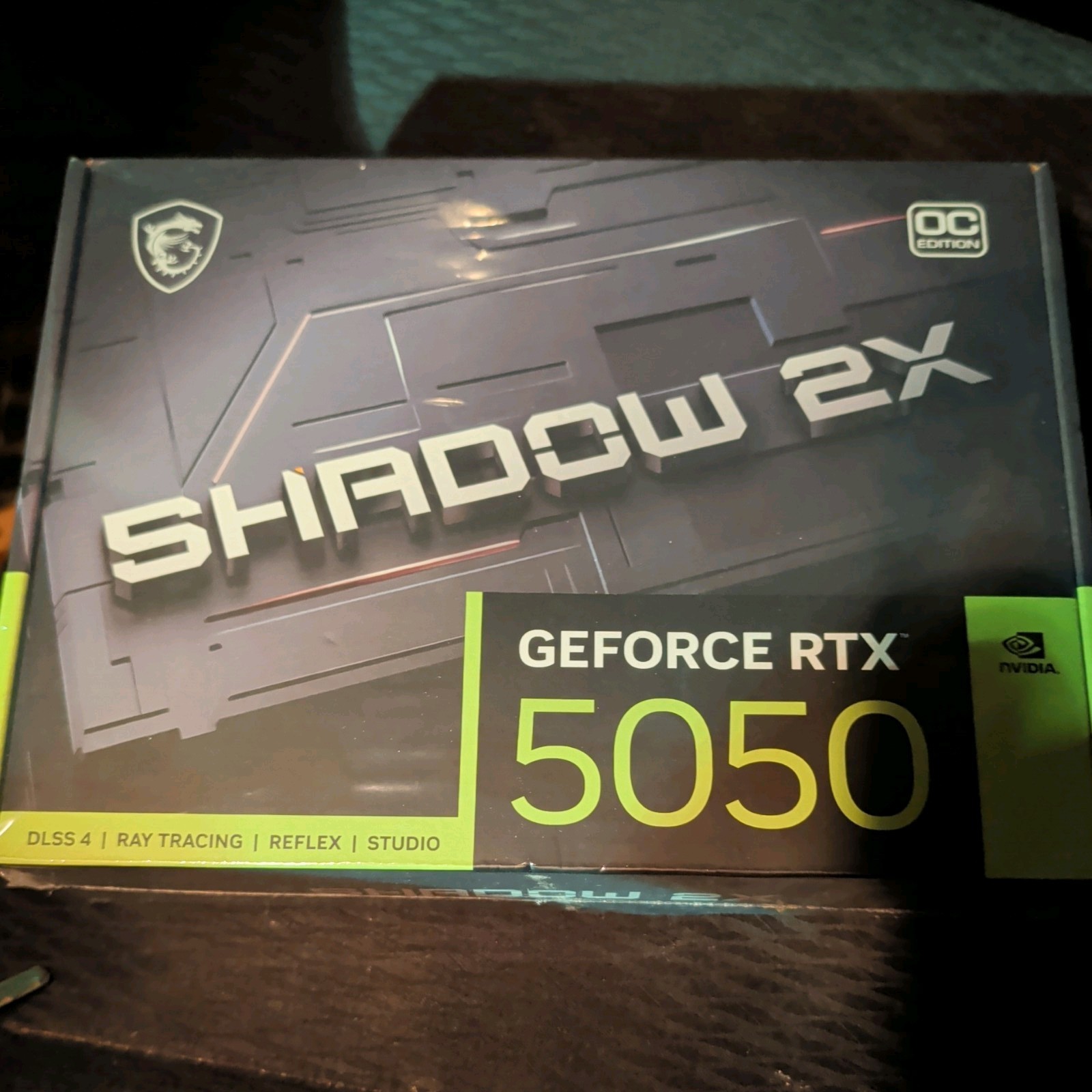 MSI GeForce RTX 5050 8G SHADOW 2X OC Graphics Card, 8GB GDDR6, DPx3, HDMIx1, DLS