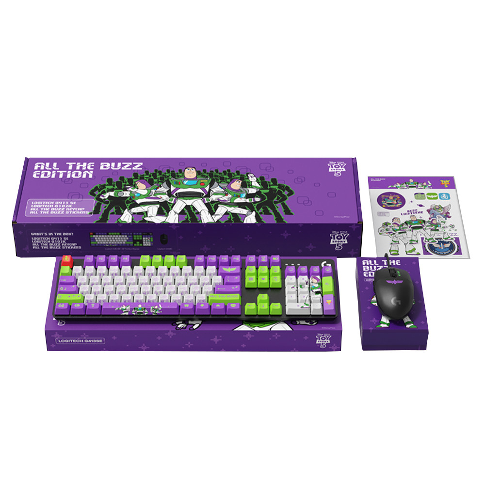 Logitech x Toy Story Buzz Ver. Limited Edition Keyboard Mouse Set G413SE G102IC