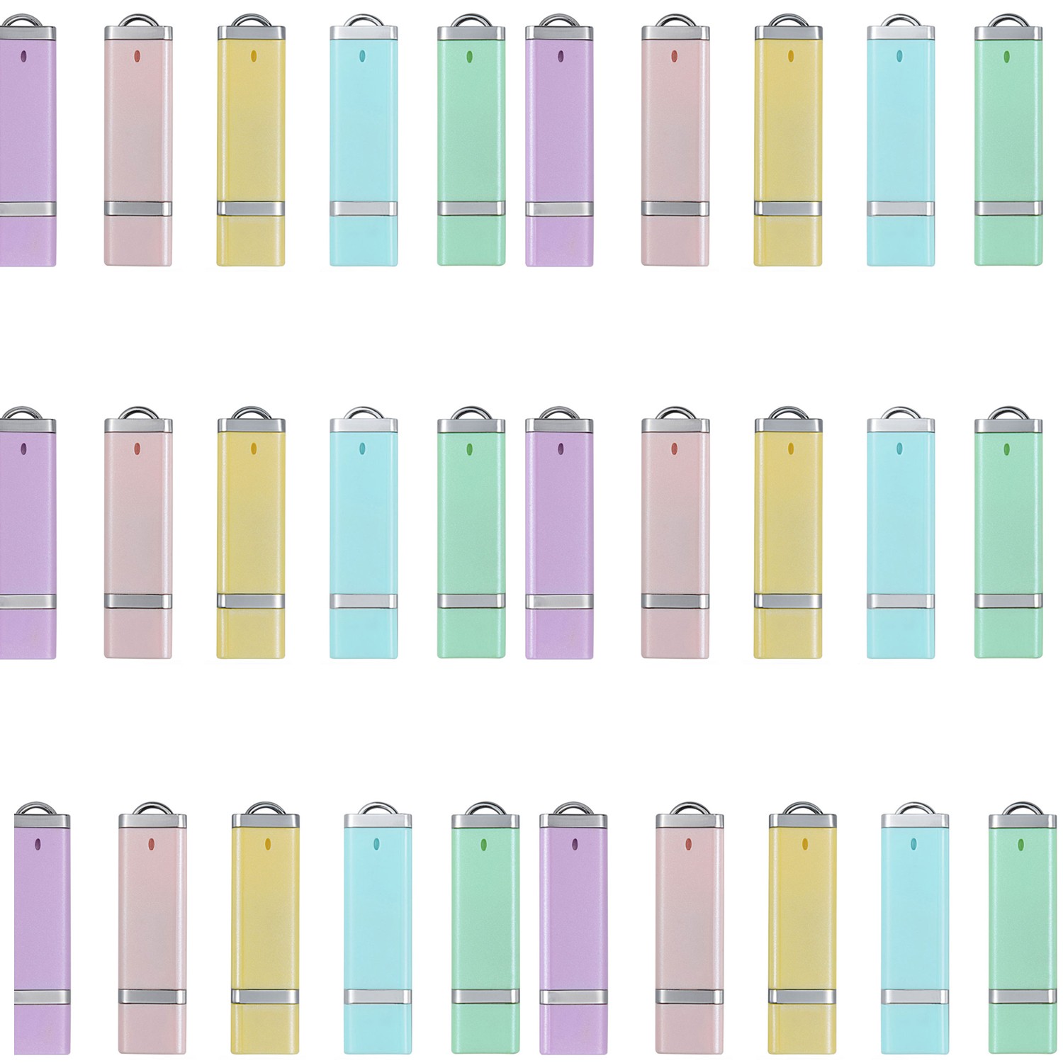Kootion USB 2.0 30PCS 32GB Metal Flash Drive Memory Stick Thumb Drive PenDrive