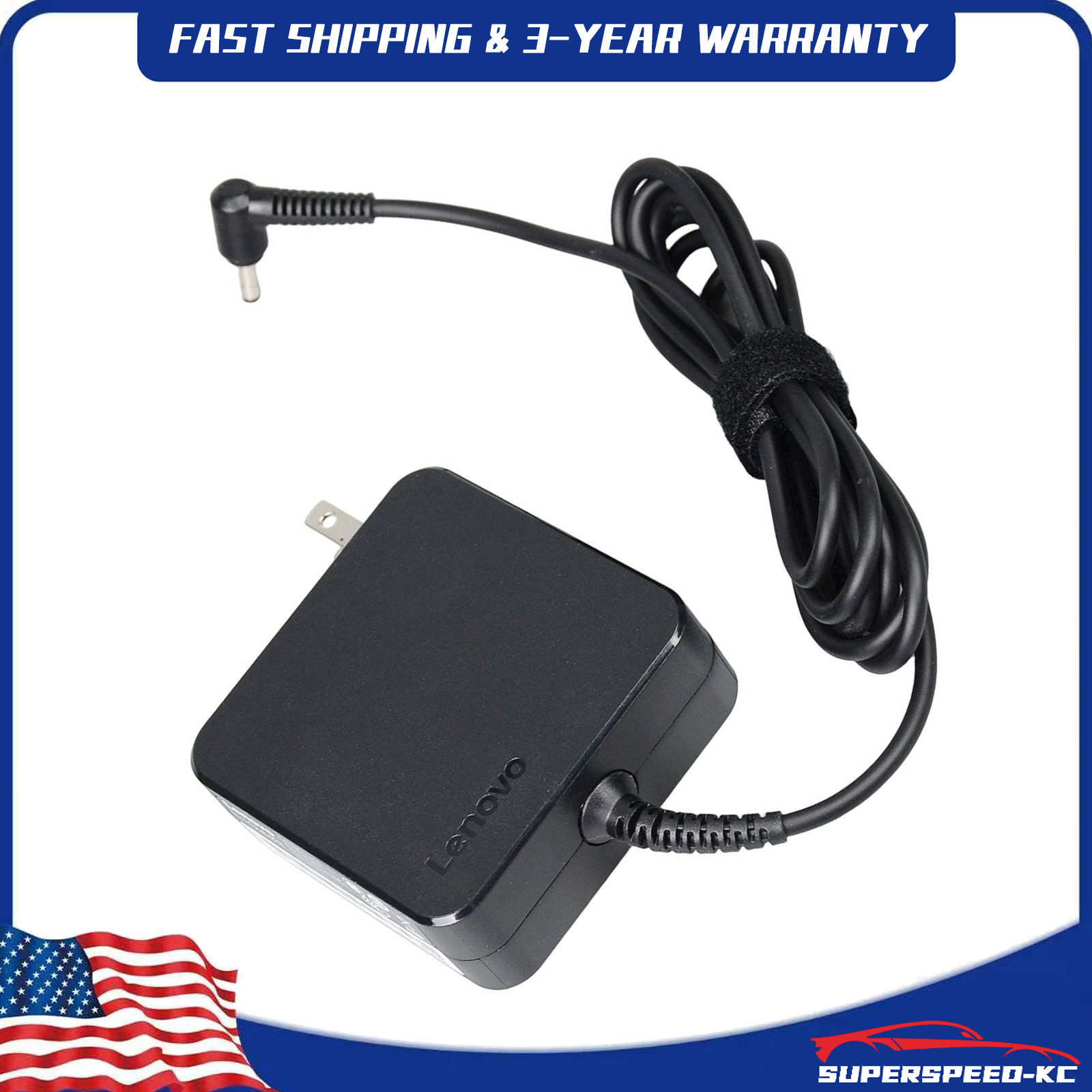 New 65W Power Charger for Lenovo IdeaPad 110 310 710 ADLX65CCGU2A 4.0x1.7mm US