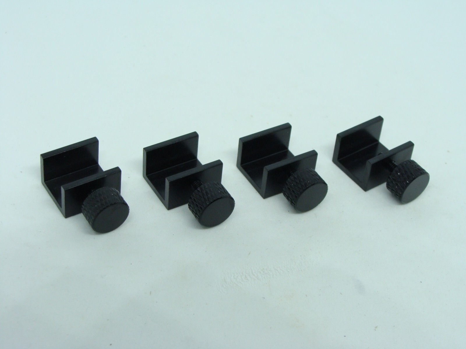 4Pcs Tempered Glass Hot Heat Bed 3D Printer Adjustable Clip Clamp Ramps Set Kit