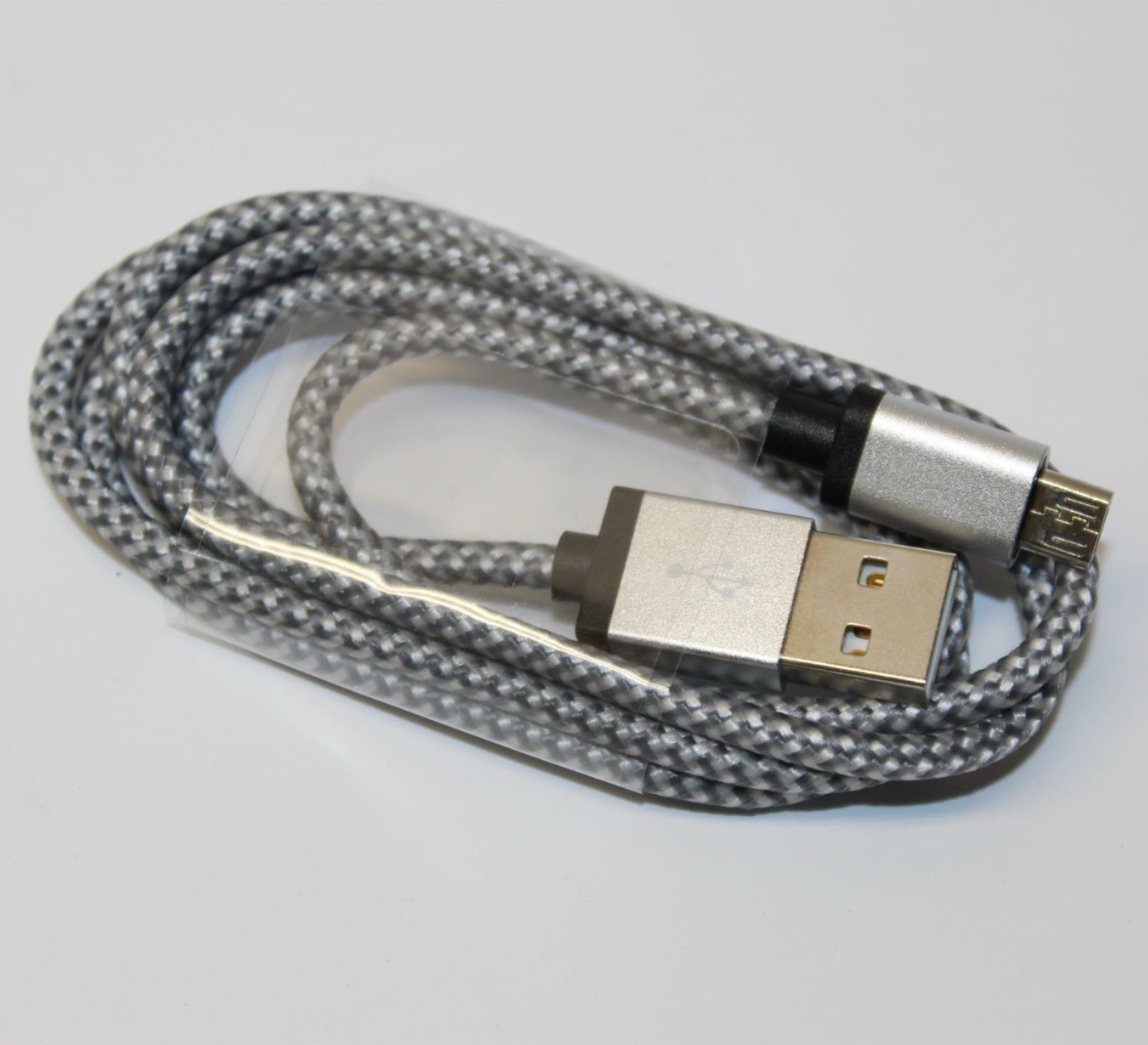 Micro USB Charging Cable Data Sync Transfer Charger Connector Nylon Braided Cord
