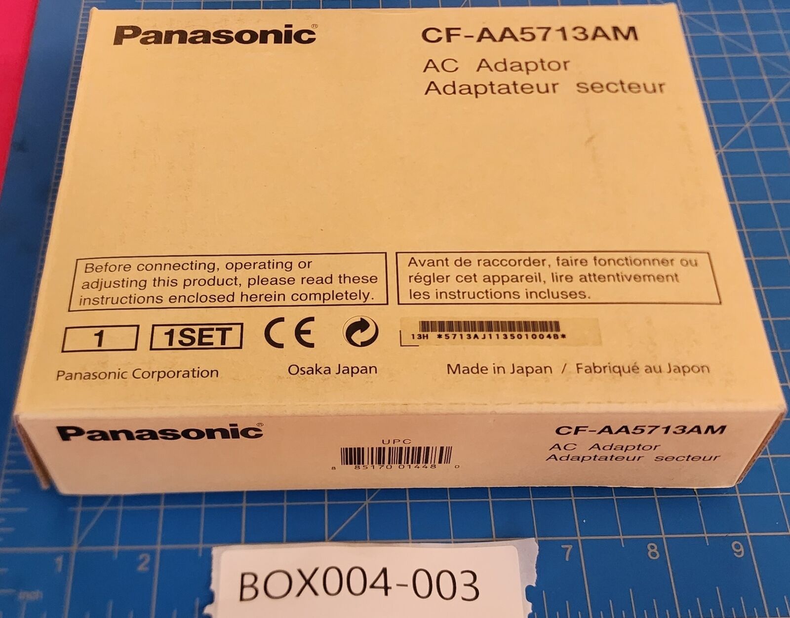 BOX004-003 BRAND NEW Panasonic CF-AA5713AM AC Adaptor OEM for Toughbooks