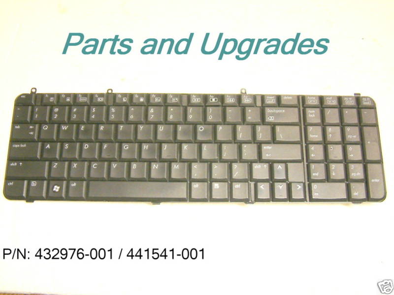 OEM HP Pavilion DV9000 Series US Laptop Keyboard 441541-001 432976-001