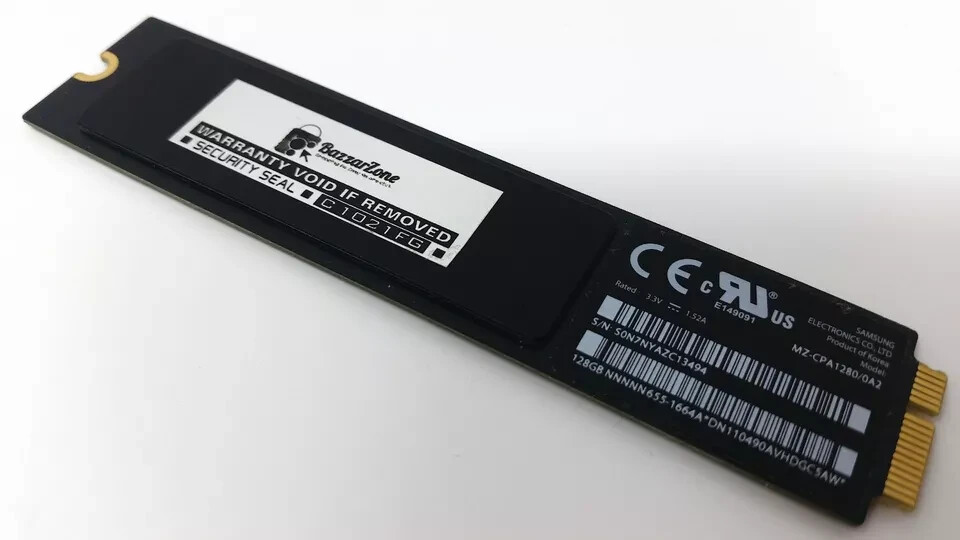 A1370 And A1369 128GB SSD FLASH STORAGE PCIE MacBook Air 11" And 13" Late 2010