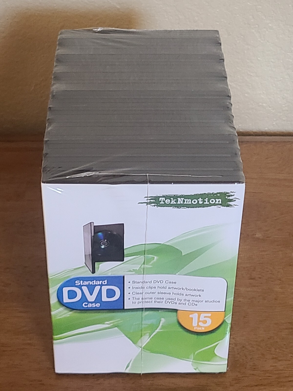 TekNMotion Standard DVD Case 15 Pack New Sealed