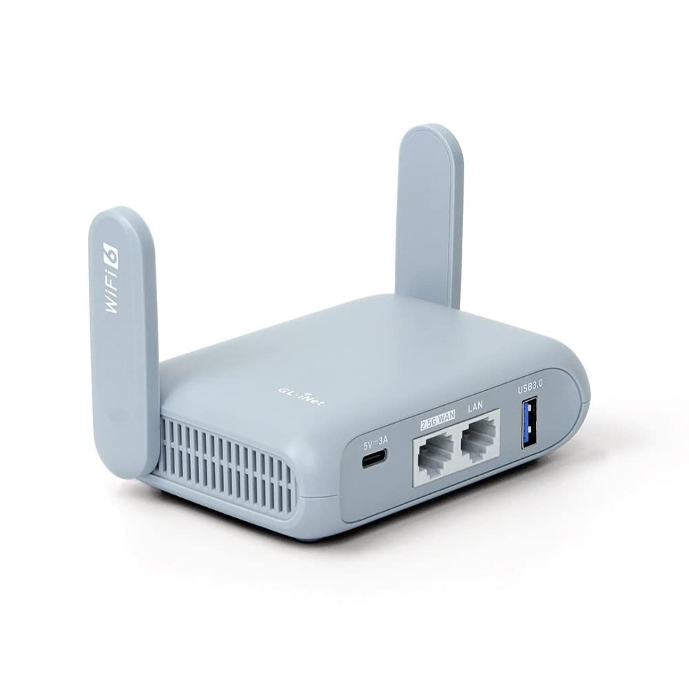 Glmt3000 beryl Ax Portable Travel Router Pocket Wifi 6 Wireless 2.5g Router Po