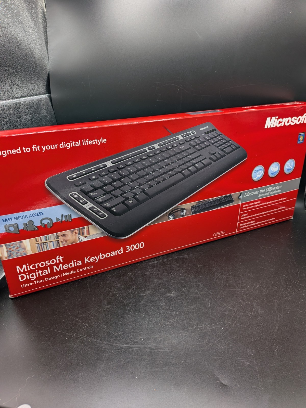 Microsoft Digital Media Keyboard 3000 Wired Model 1343 Brand New/Sealed
