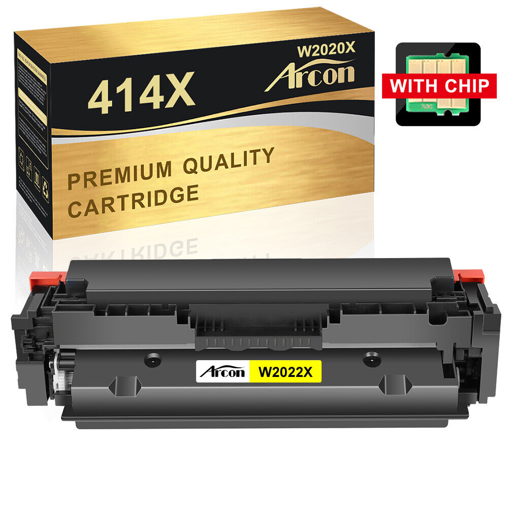 With Chip W2020A Compatible With HP 414A Toner Color Laserjet Pro MFP M454dw LOT