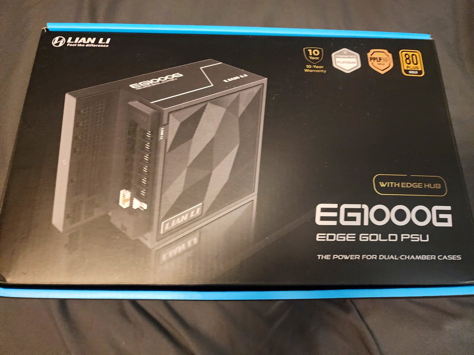 LIAN LI EG1000G Edge Gold PSU 1000W ATX Modular Power Supply Black