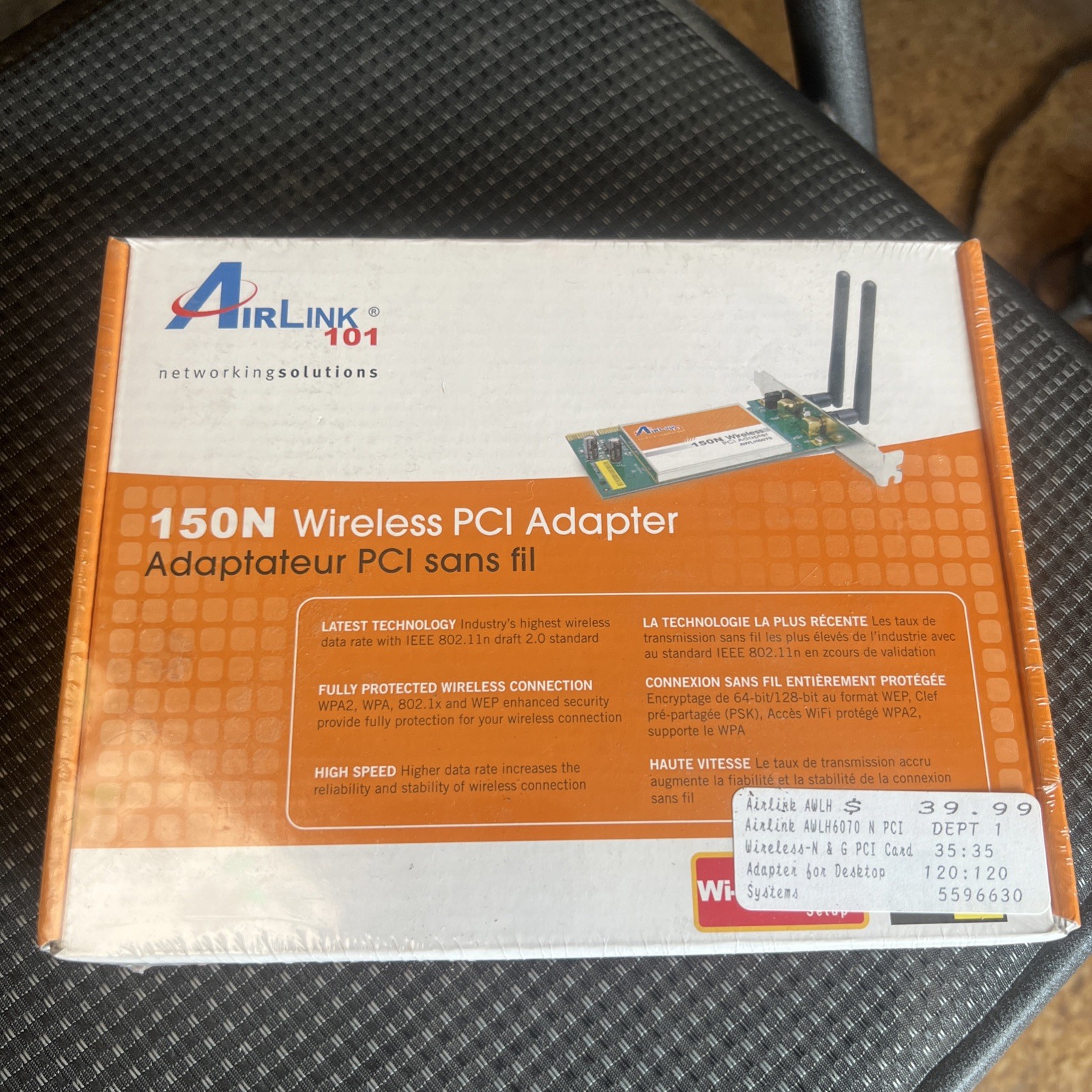 Airlink101 AWLH6075 Wireless-N PCI Adapter