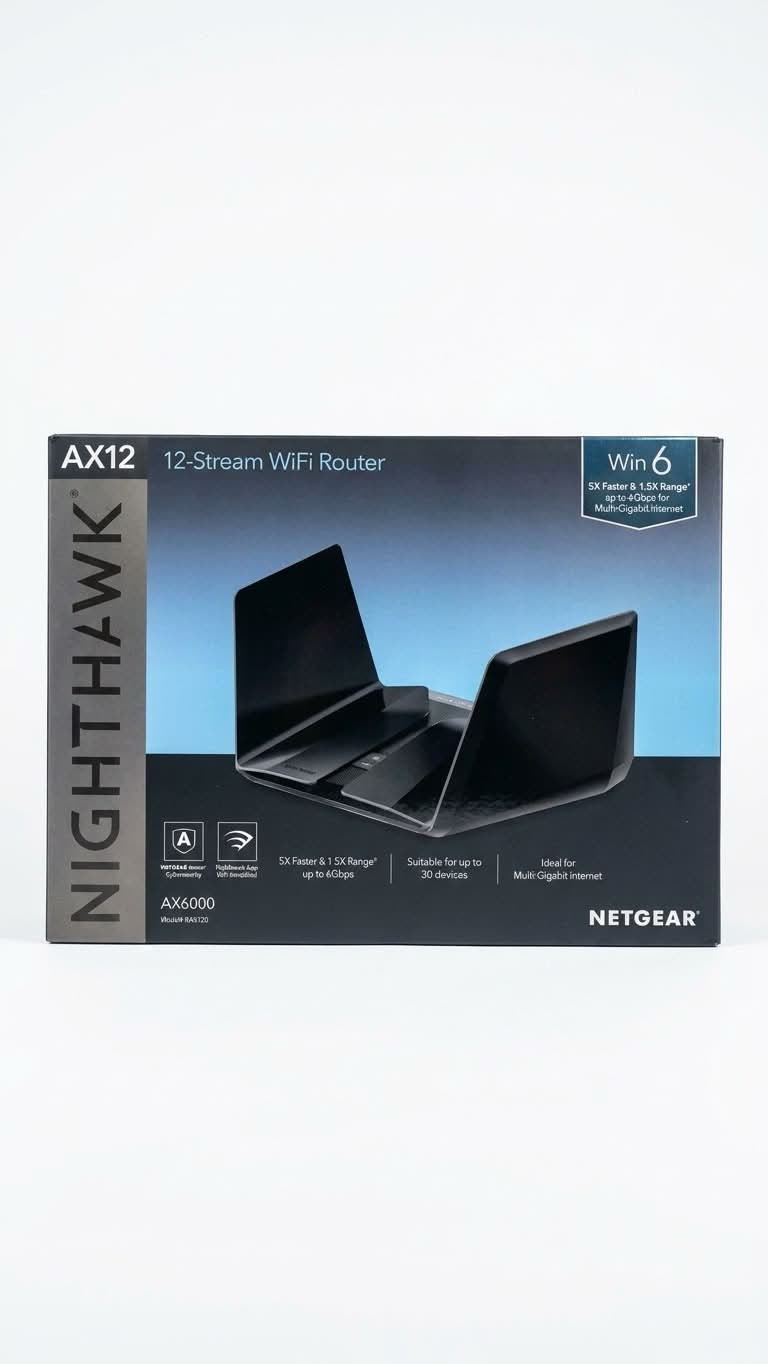 NETGEAR Nighthawk AX12 Dual-Band 12-Stream Wi-Fi 6 Router